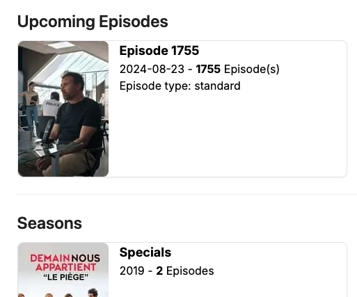 Check for new episodes on the fly.